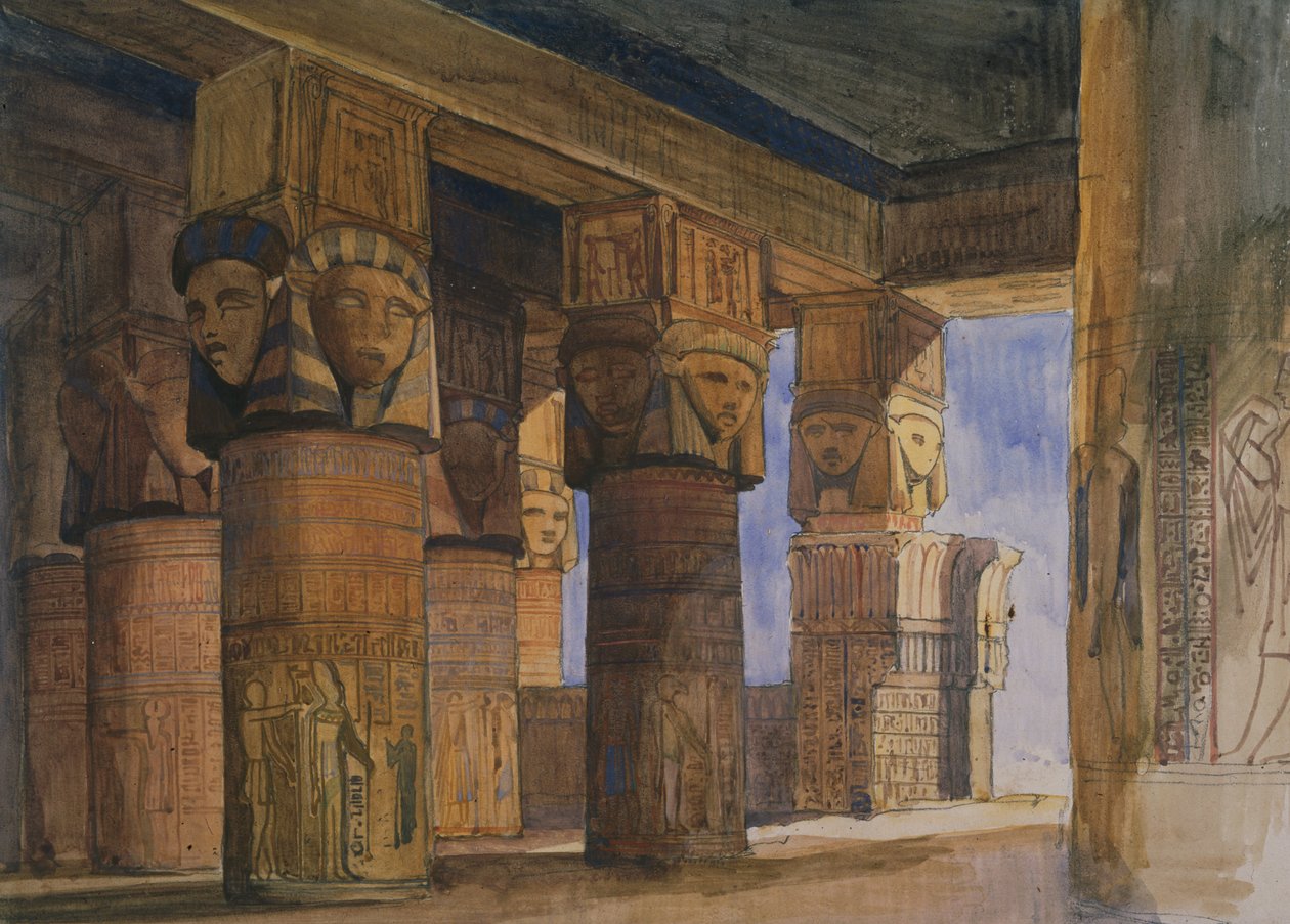 Temple of Denderah, Upper Egypt by William James Muller