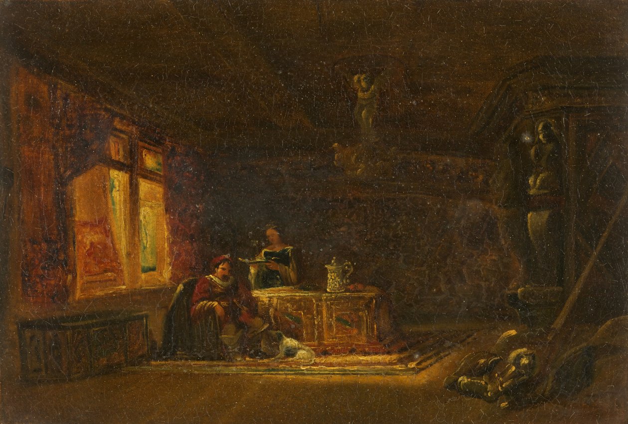 The Baronial Hall by William James Muller