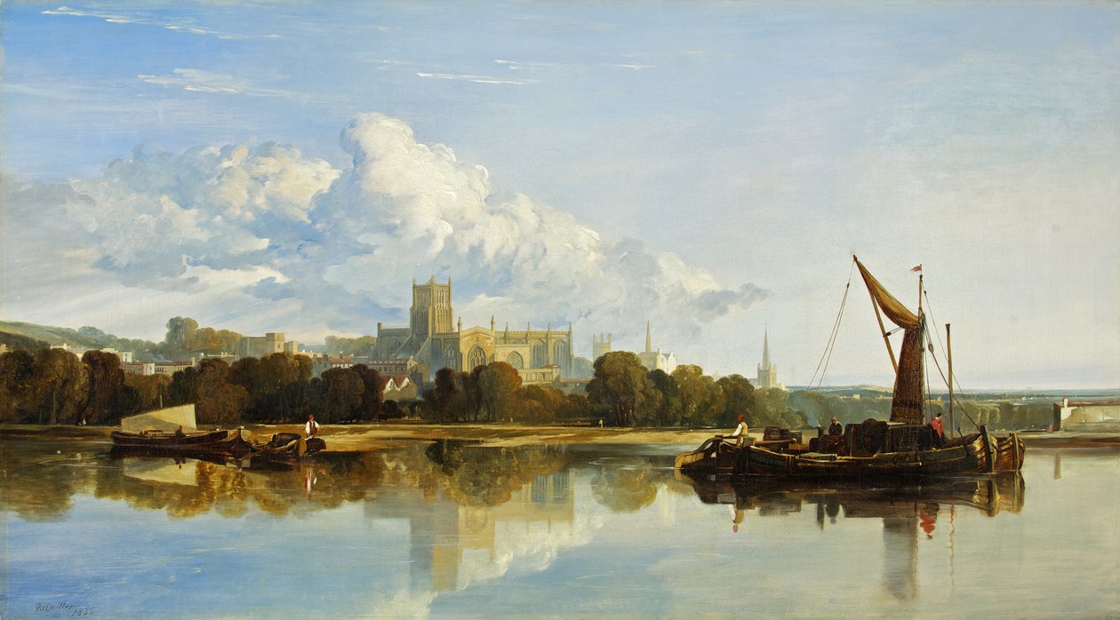 View of Bristol Cathedral by William James Muller