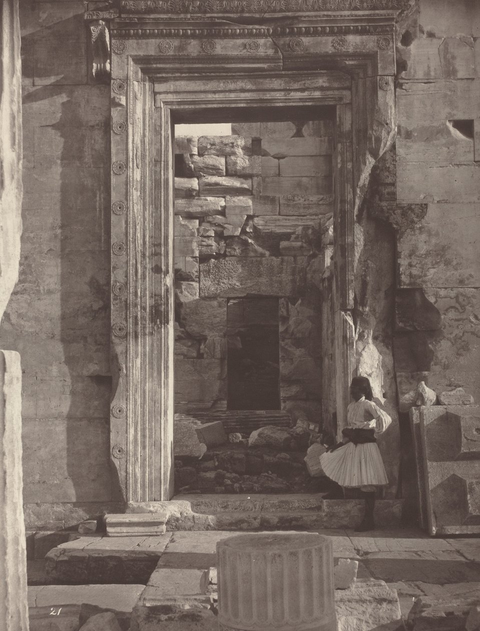 The Acropolis of Athens, plate 21 by William James Stillman