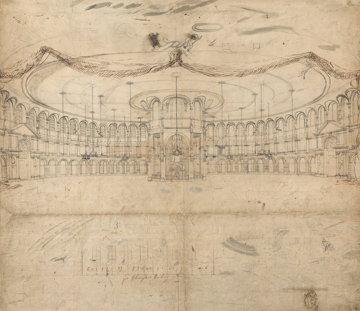 Design for the Rotunda, Ranelagh Gardens by William John Newton