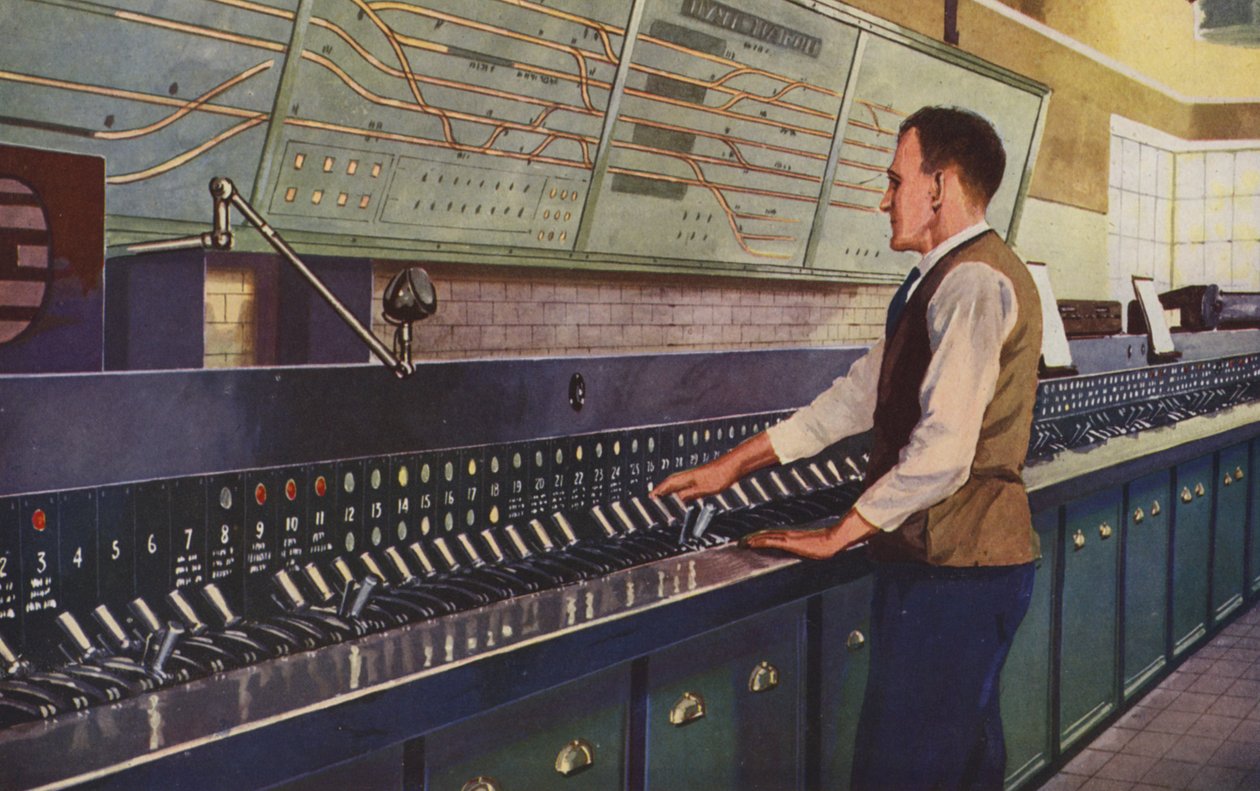 A Modern Electric Signal Box by William John Patton McDowell