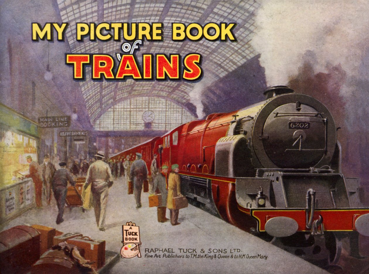 Cover of My Picture Book of Trains, c 1945 by William John Patton McDowell