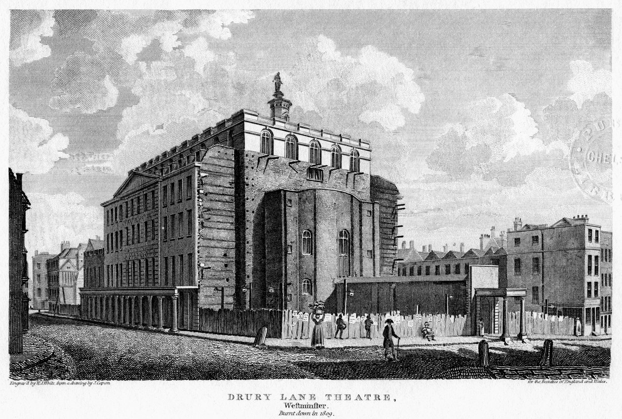 Drury Lane Theatre, Westminster, London by William Johnstone White