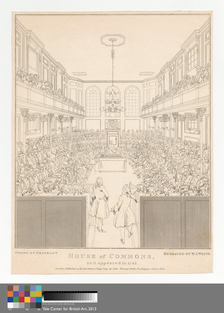 House of Commons, as it appeared in 1741-2 by William Johnstone White