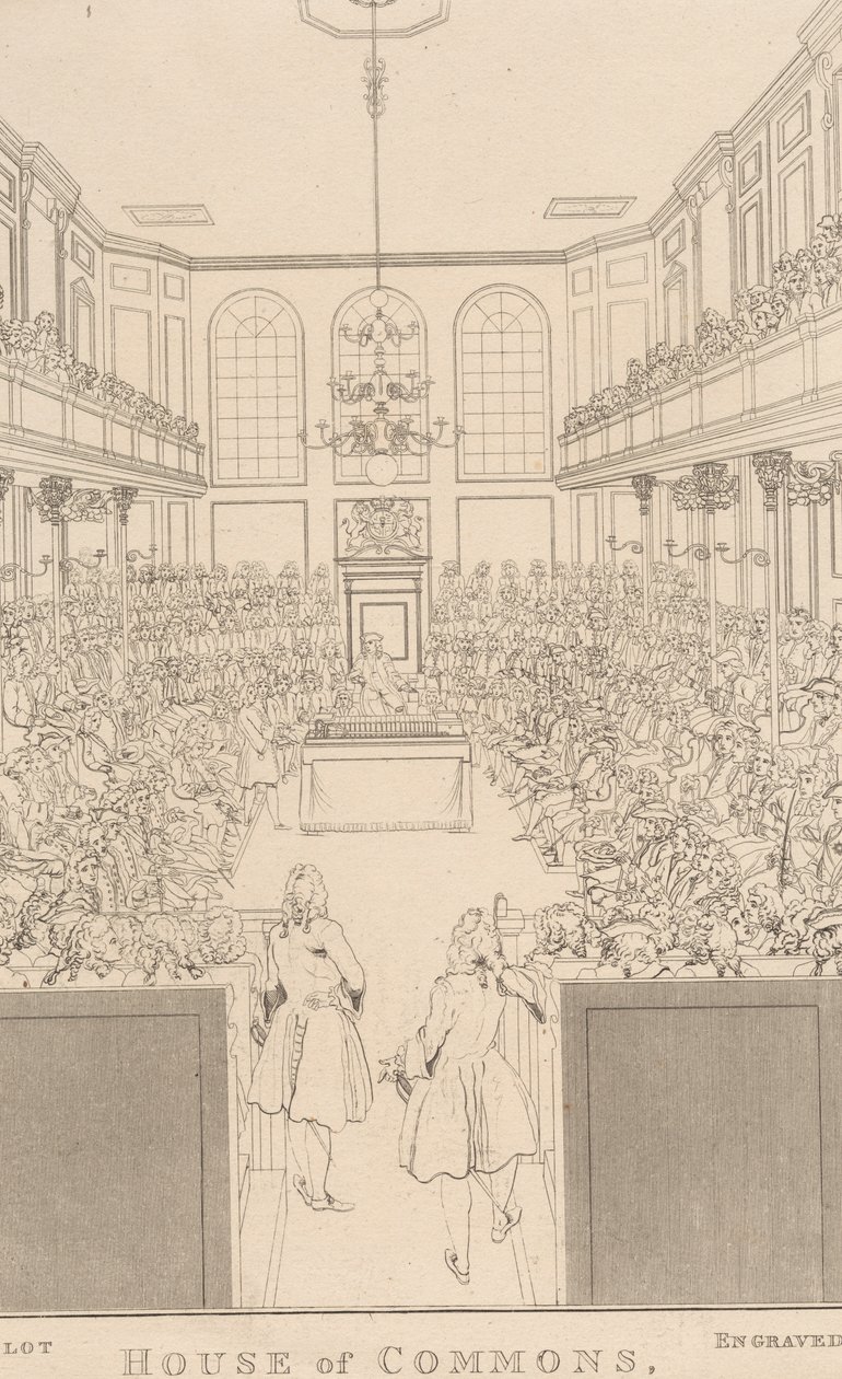 House of Commons, as it appeared in 1741-2 by William Johnstone White