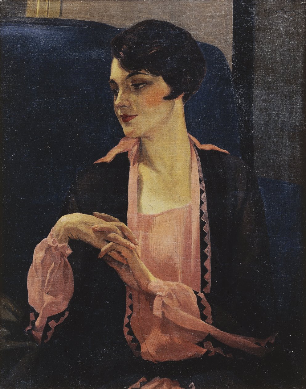 Portrait of a Woman, Half Length, 1905 by William Kay Blacklock