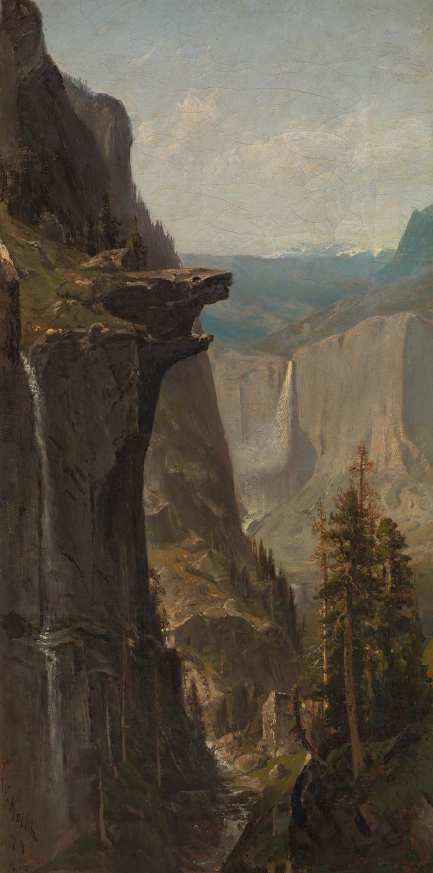 Yosemite Falls, from Glacier Point by William Keith