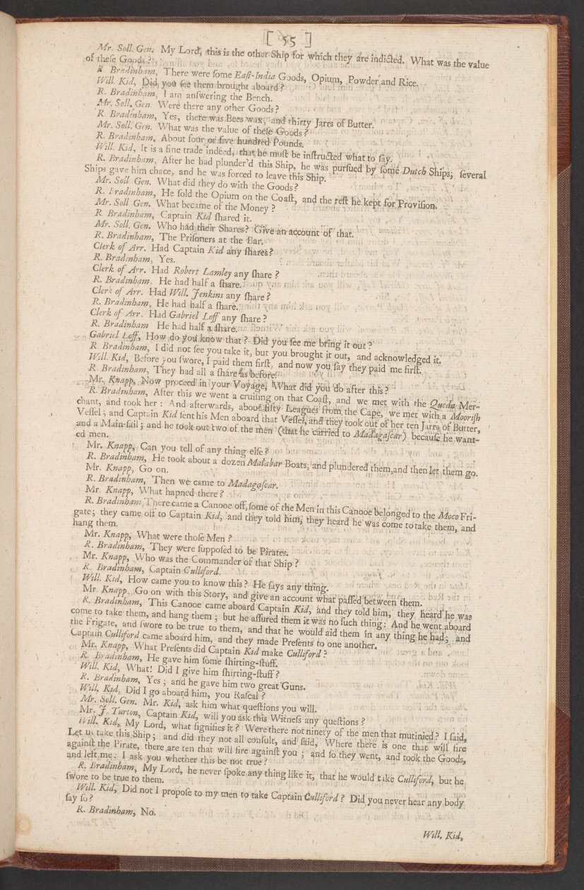 The Arraignment, Trial, and Condemnation of Captain William Kidd, for Murder and Piracy by William Kidd