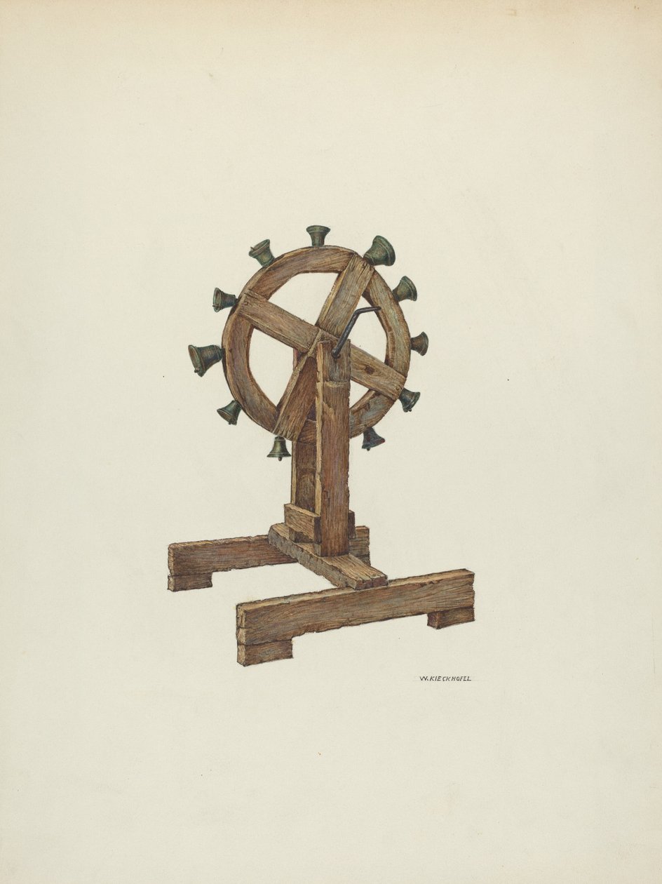 Altar Chimes on Wheel by William Kieckhofel