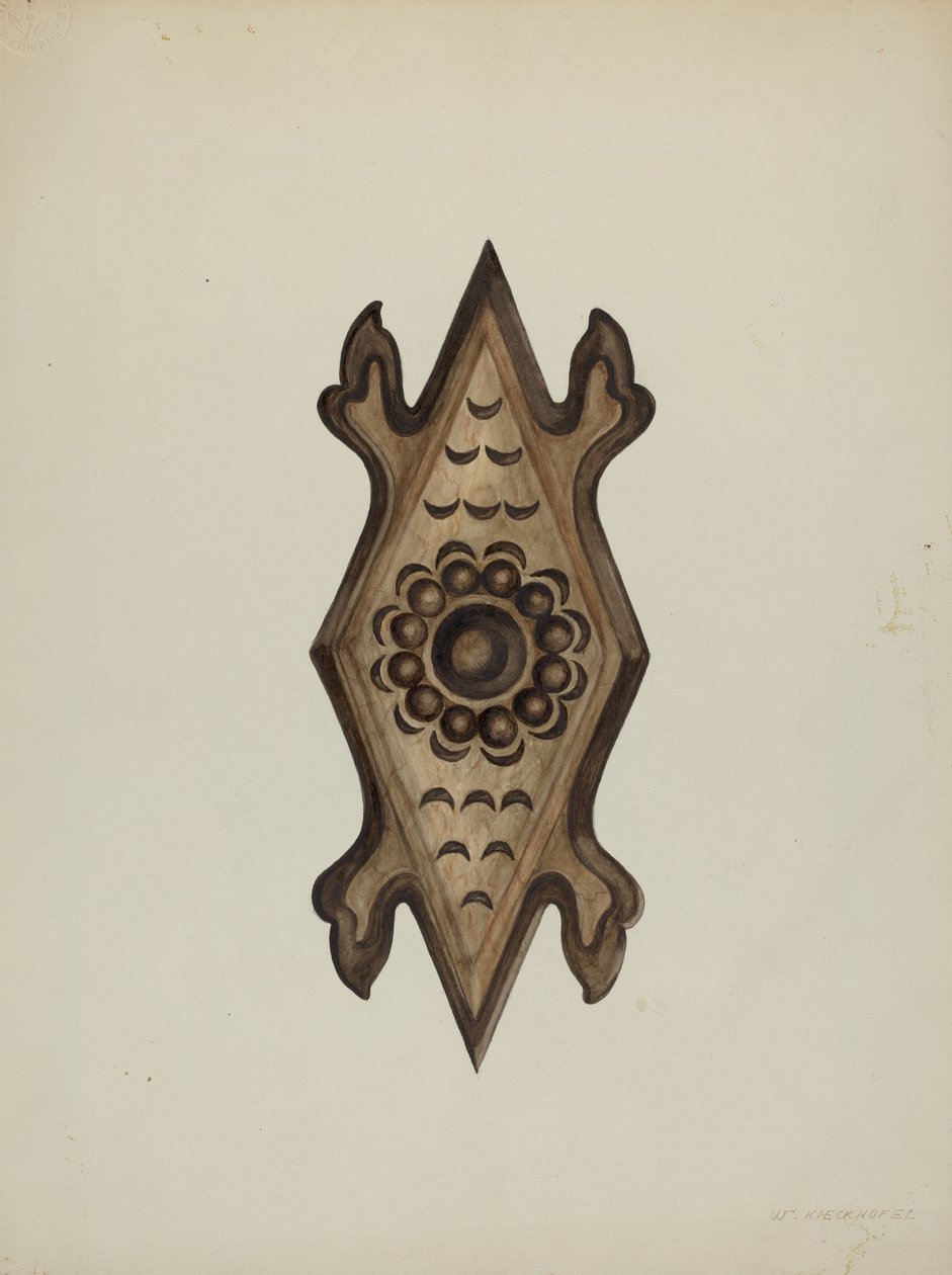 Detail (Side of Confessional) by William Kieckhofel