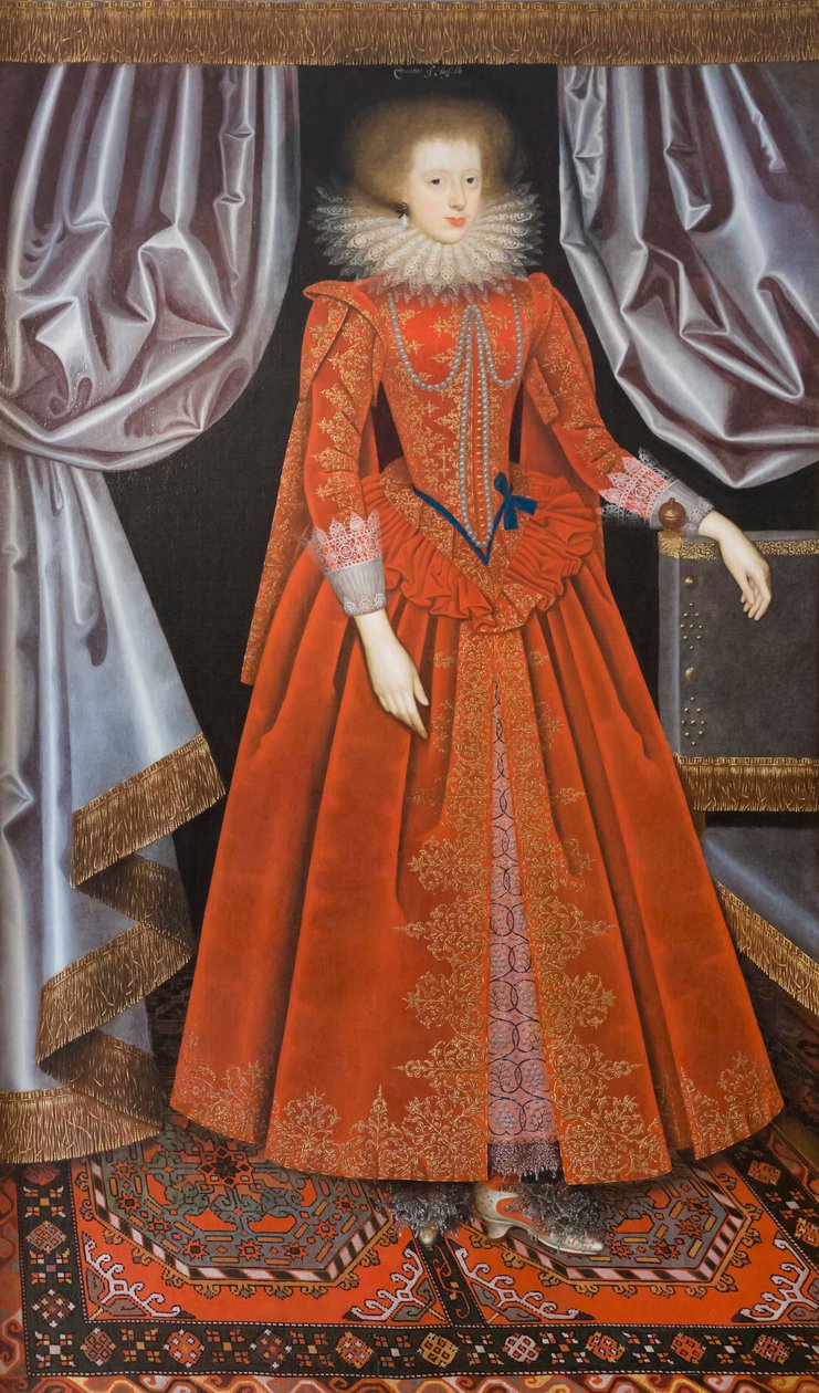 Catherine Knevet, Countess of Suffolk, circa 1615 by William Larkin