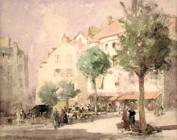A Continental Town Square by William Lee Hankey