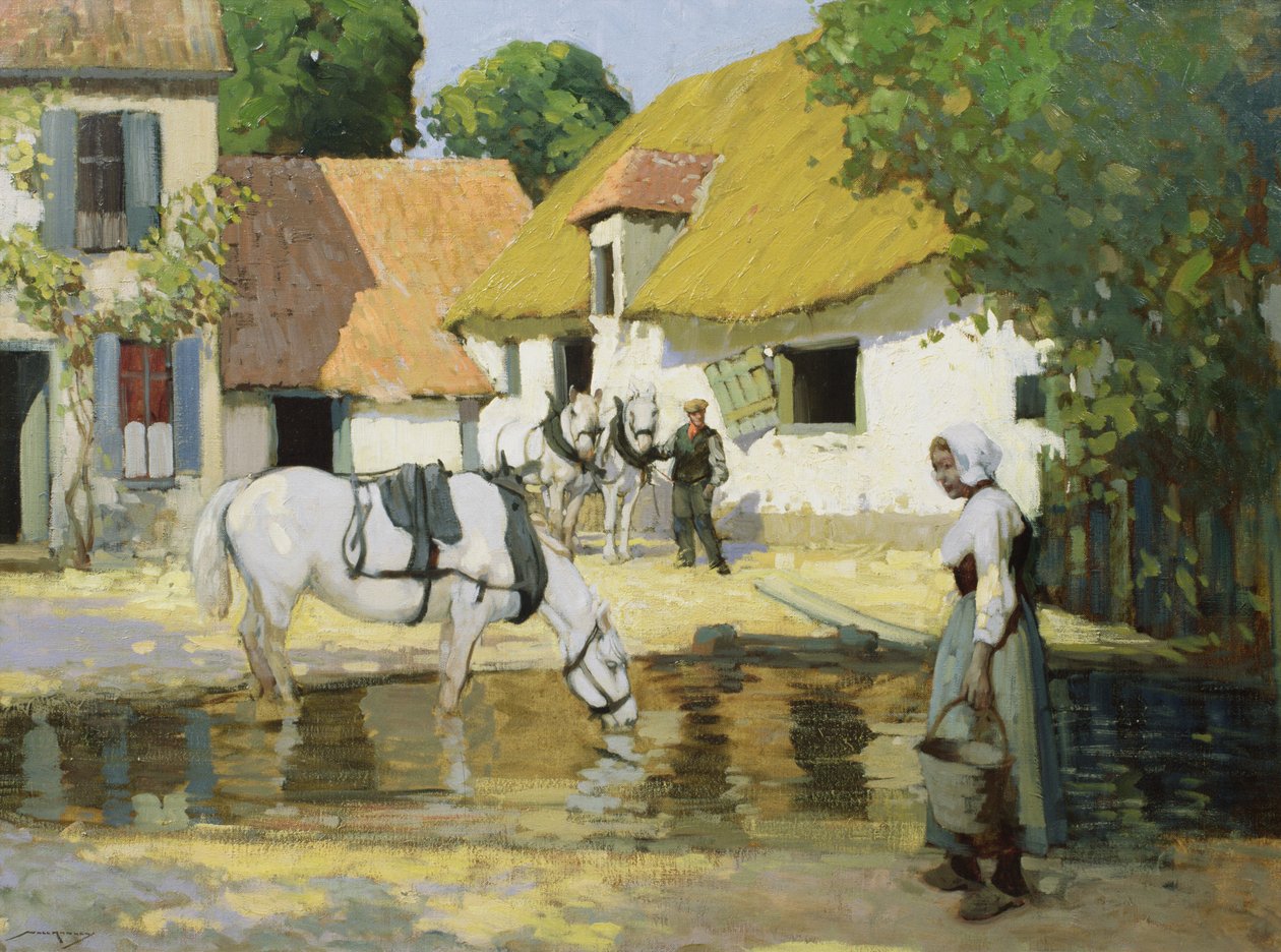 La Basse-Cour by William Lee Hankey