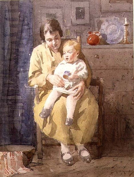 Mother and Child by William Lee Hankey