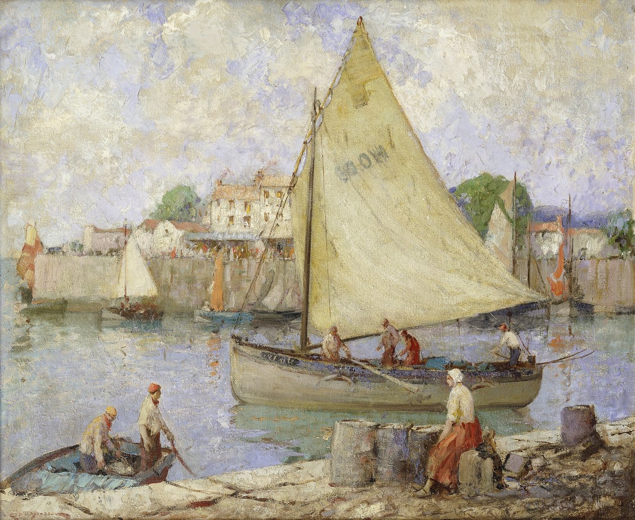 Off to the Fishing Ground, Honfleur by William Lee Hankey