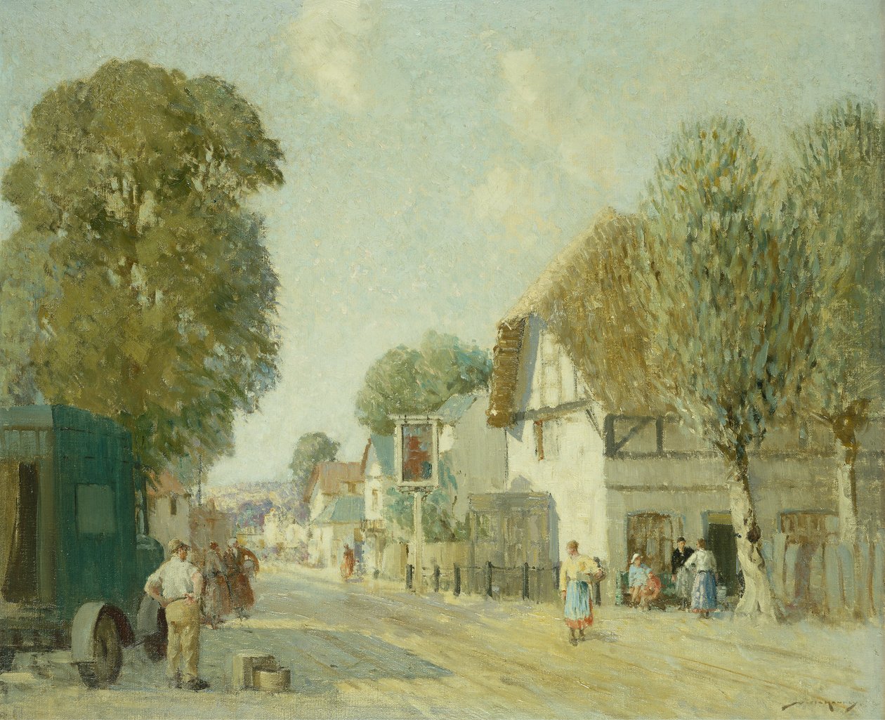 The Inn at Avebury by William Lee Hankey