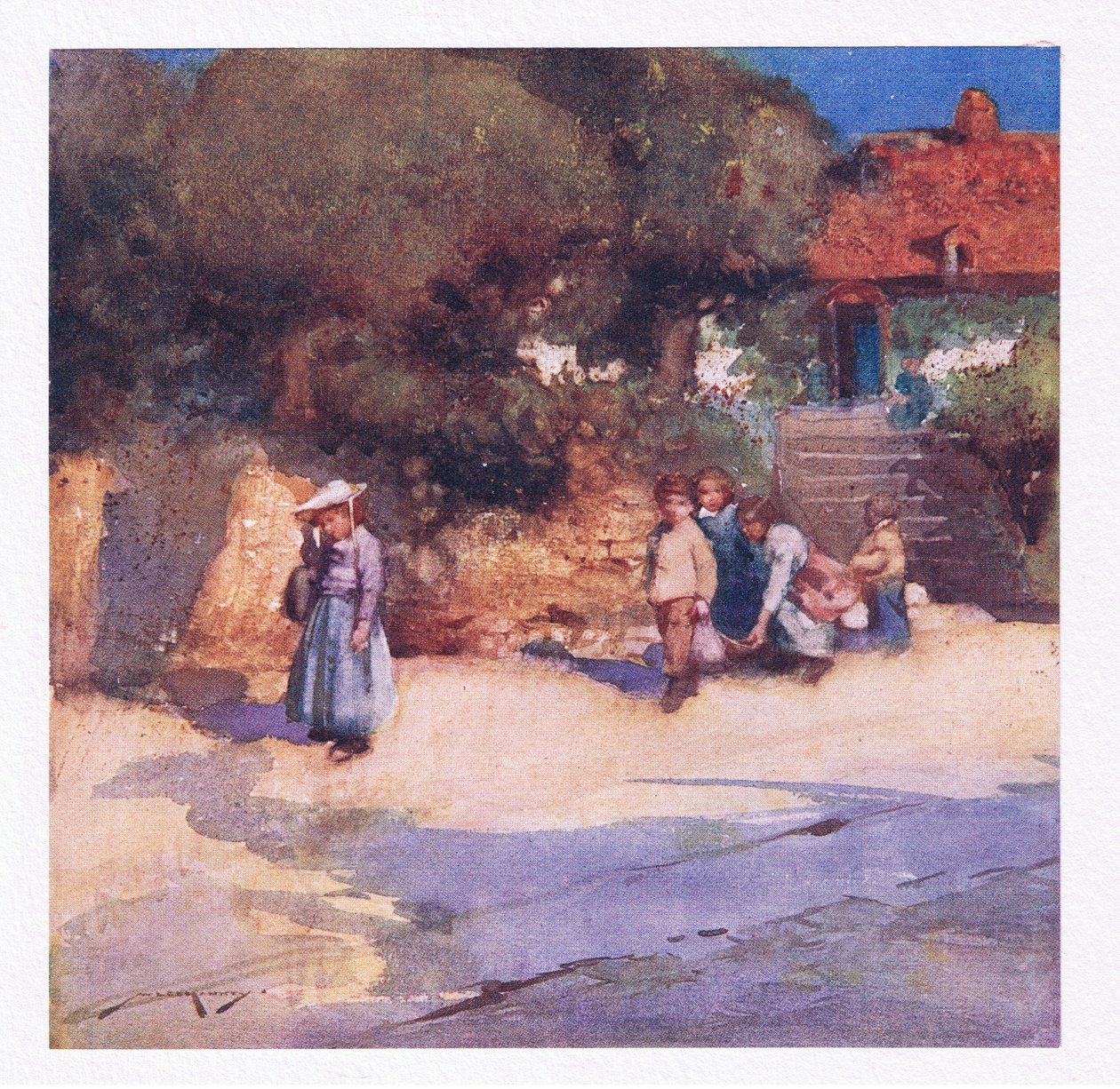 The Playful Children Just Let Loose from School by William Lee Hankey