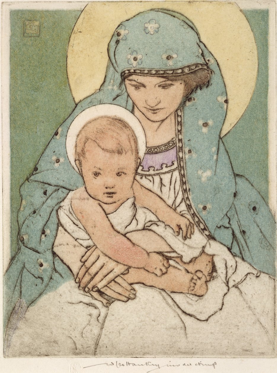 Virgin Mary with the Infant Christ by William Lee Hankey