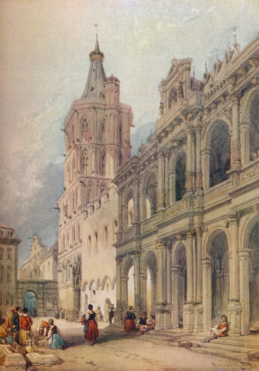 Town Hall, Cologne by William Leighton Leitch