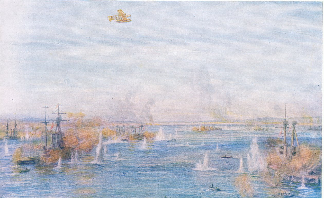 Bombarding the Narrows, 18 March 1915, from Cassell