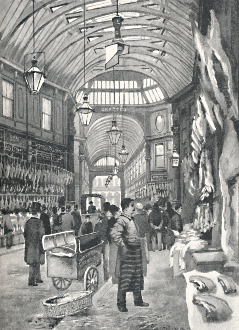 Leadenhall Market, 1891 by William Luker