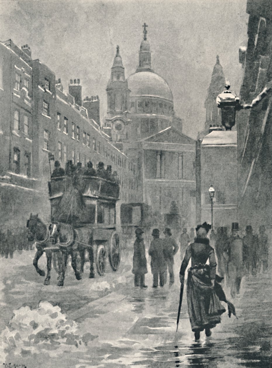 Ludgate Hill on a Winter