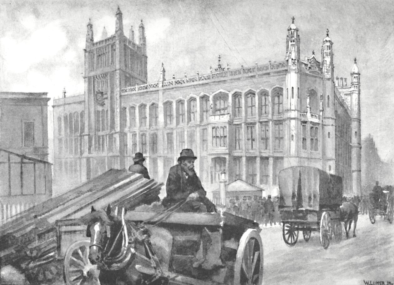 The Record Office, Fetter Lane by William Luker