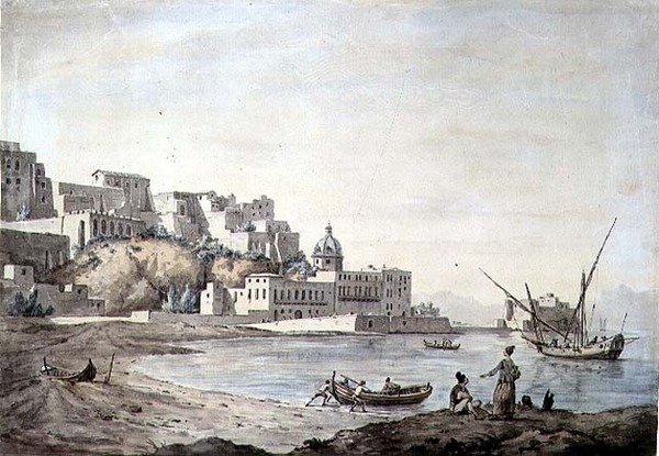 Borgo di Chiaia, Naples by William Marlow