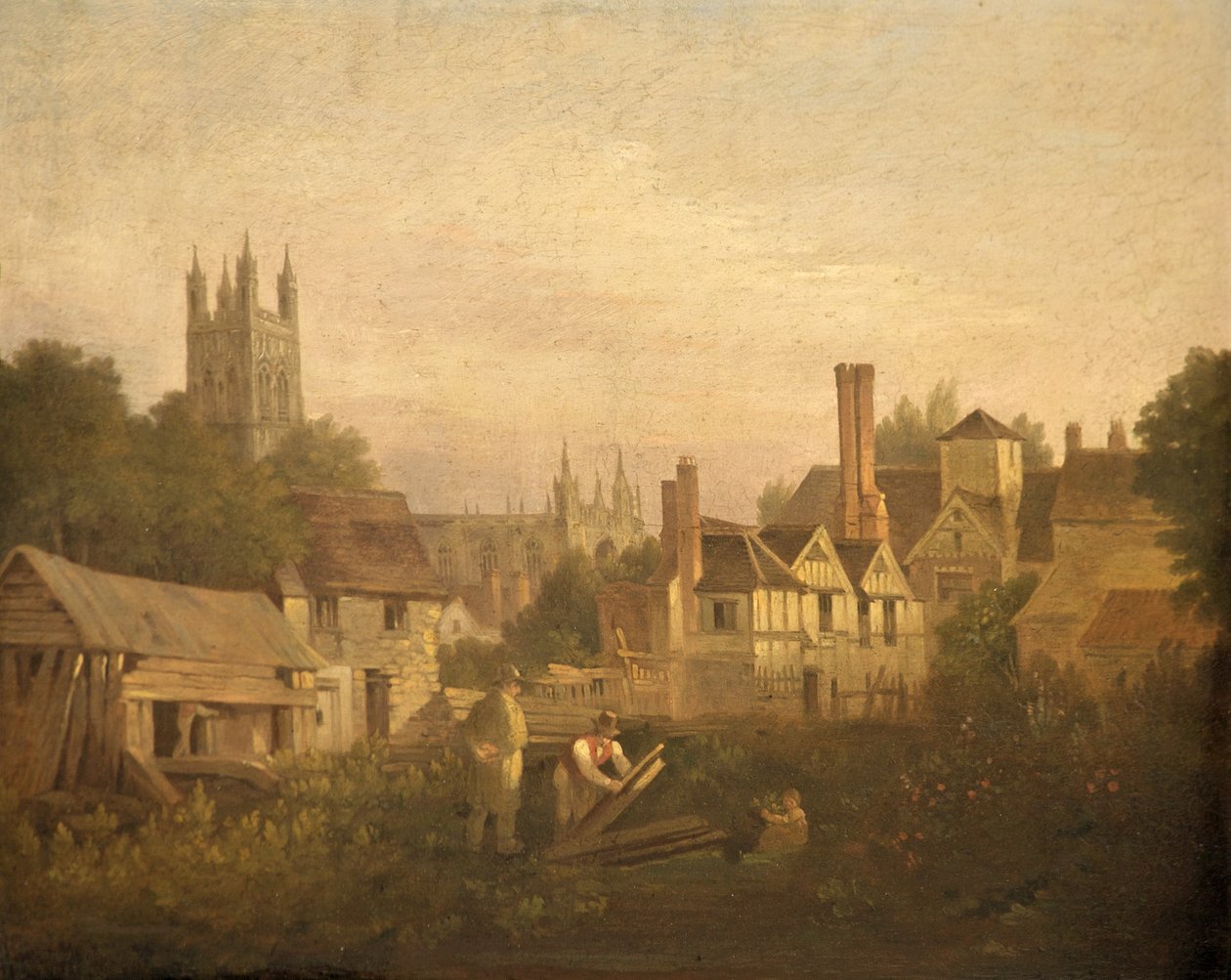 Gloucester from the North West, c.1820 by William Marlow