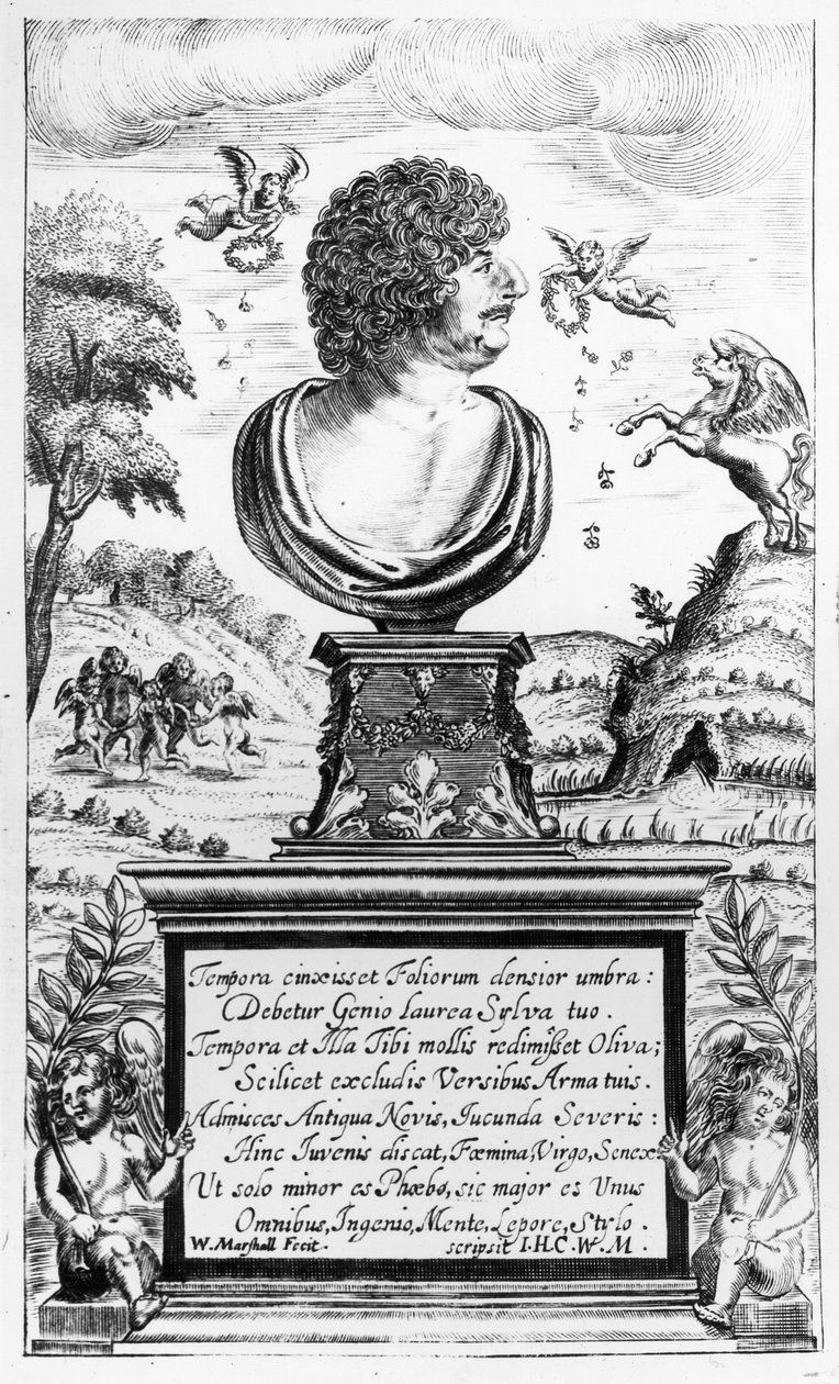 Robert Herrick, engraved by the artist by William Marshall
