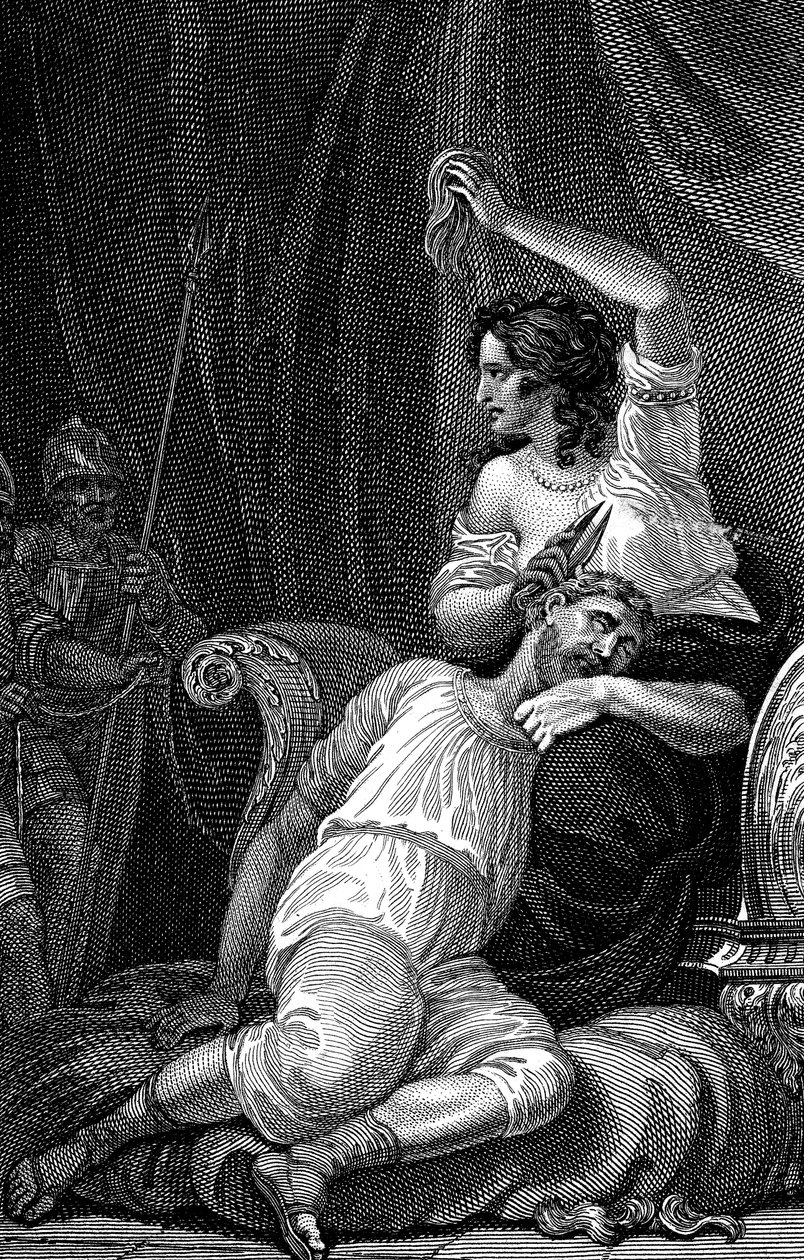 Delilah Cutting Samson