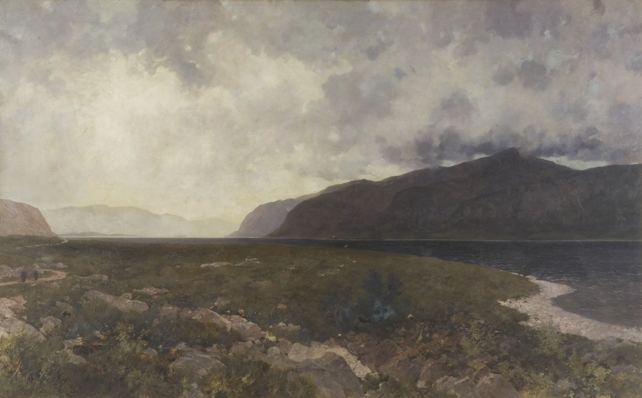 Loch Maree from Grudie Bridge by William Matthew Hale