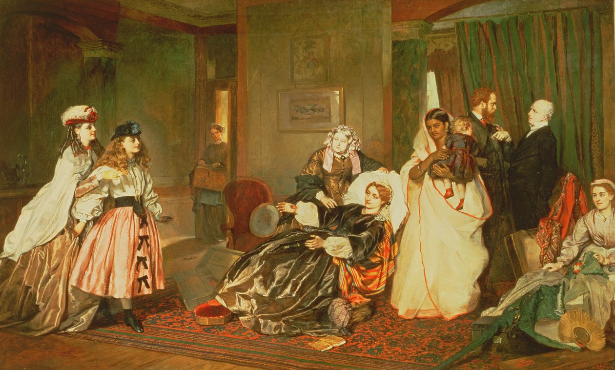 Home the Return, 1866 by William Maw Egley
