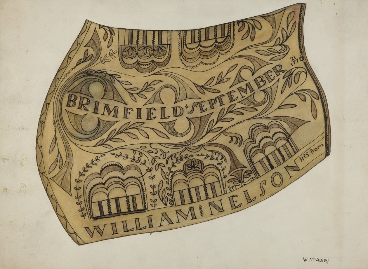 Powder Horn by William McAuley