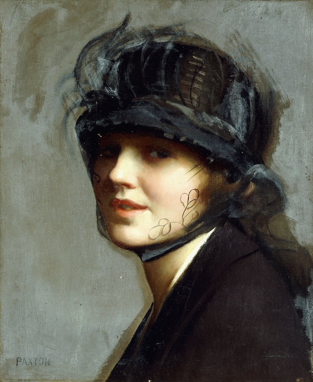 Portrait of Charlotte Morgan McFadden by William McGregor Paxton