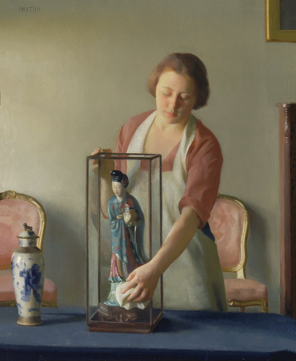 The Figurine by William McGregor Paxton