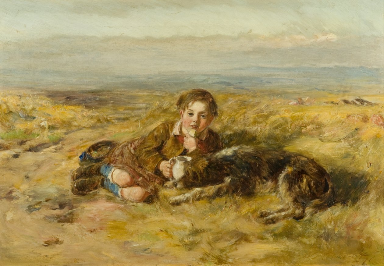 The Wee Herd Laddie by William McTaggart