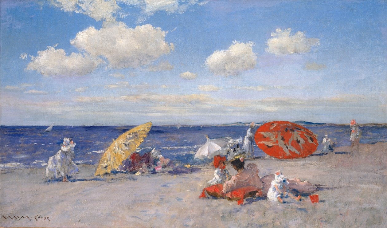 At the Seaside, c.1892 by William Merritt Chase