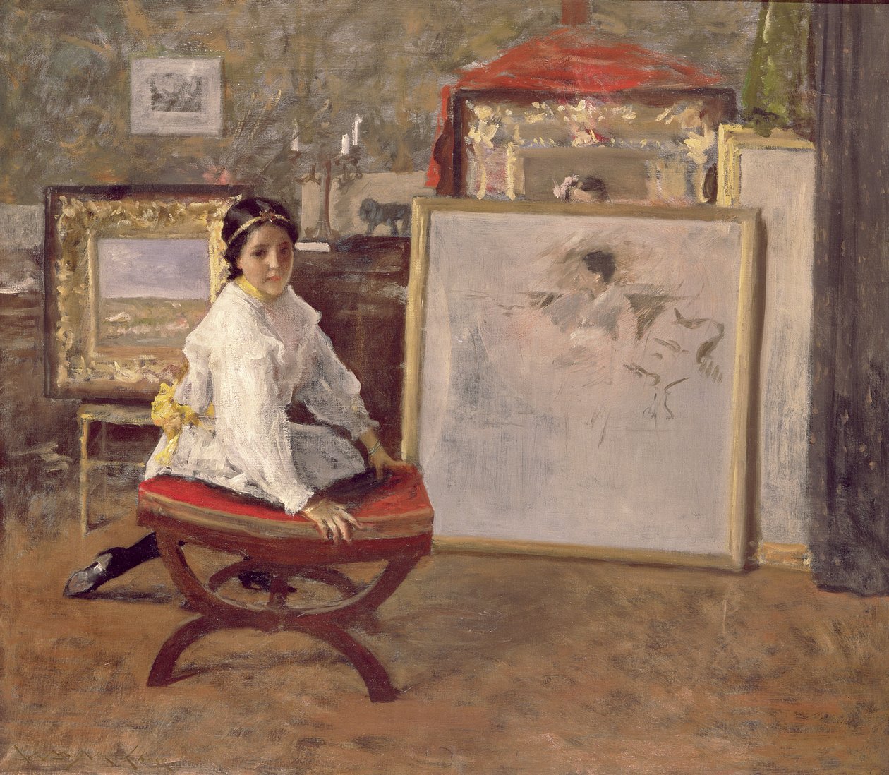 Did You Speak To Me?, c.1897 by William Merritt Chase