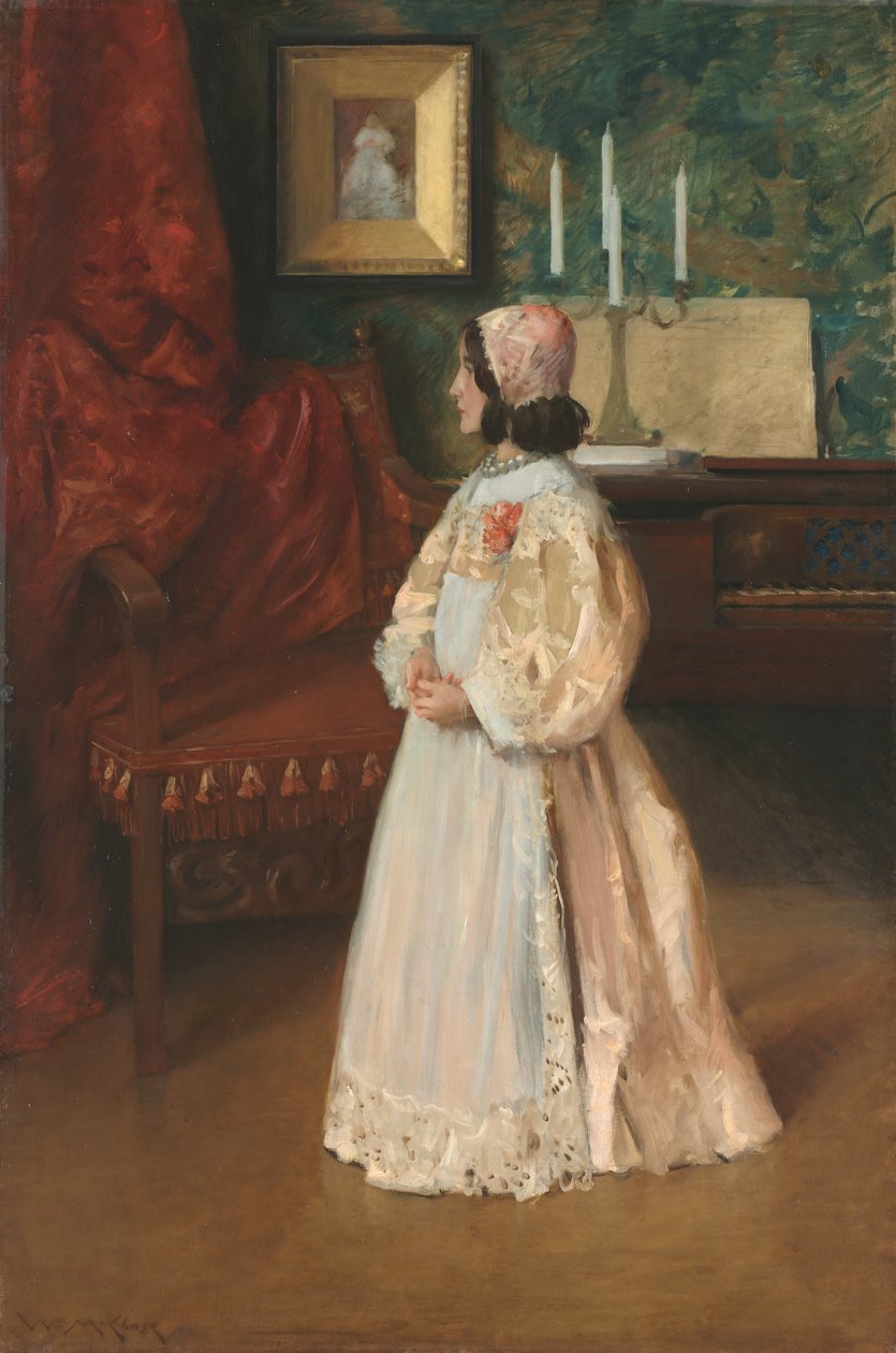 Portrait of My Daughter Alice, c.1895 by William Merritt Chase