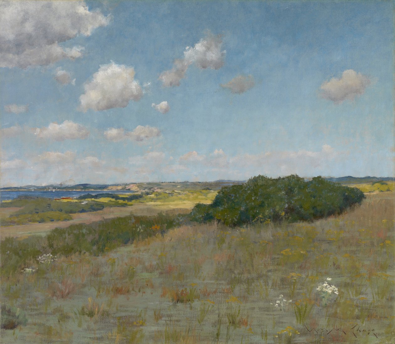 Sunlight and Shadow, Shinnecock Hills, c.1895 by William Merritt Chase