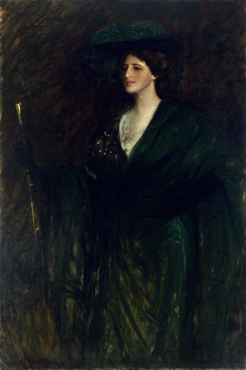 The Emerald Lady by William Merritt Chase