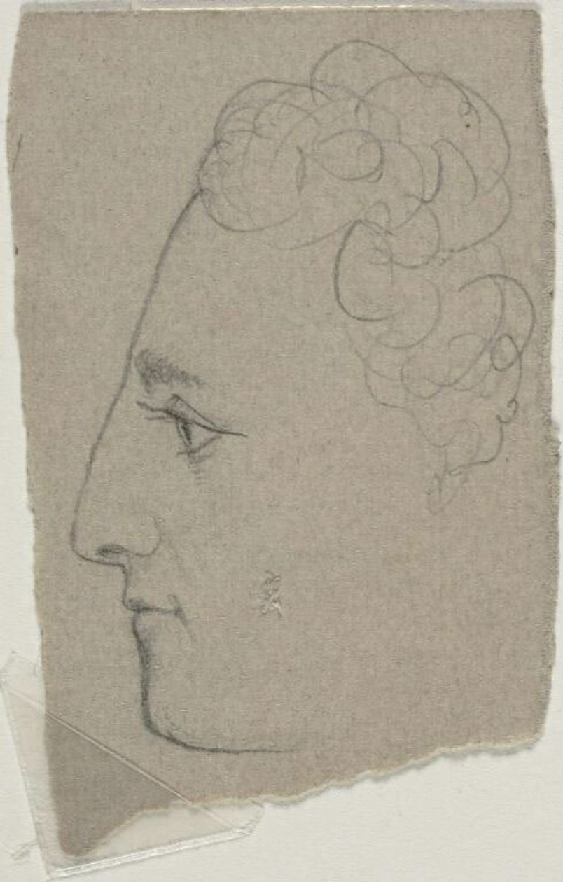 Profile Sketch by William Michael Harnett