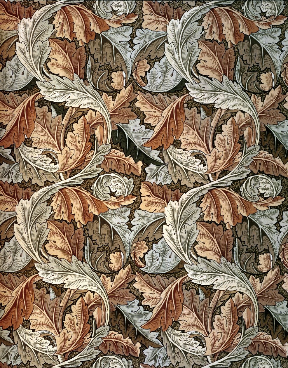 Acanthus Wallpaper, designed by William Morris by William Morris
