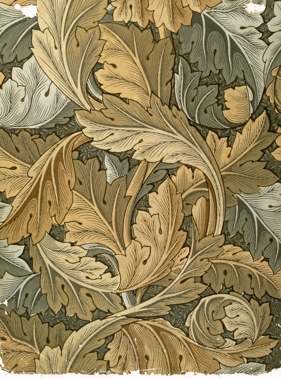 Acanthus Wallpaper, Designed by William Morris by William Morris
