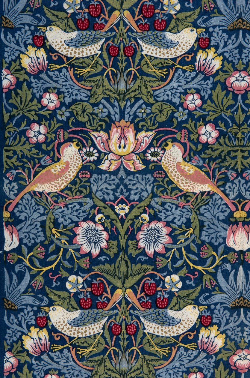 Strawberry Thief. Decorative fabric by William Morris