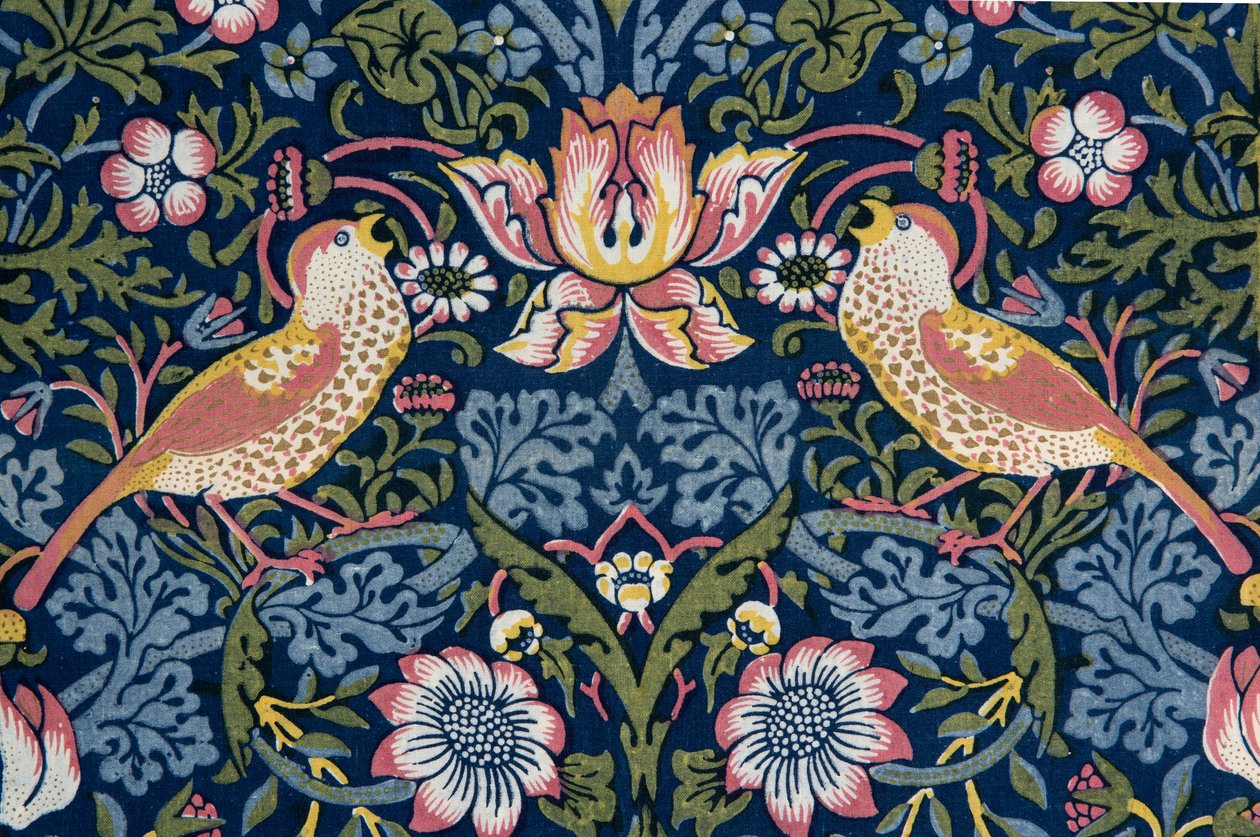 Strawberry Thief. Decorative Fabric by William Morris