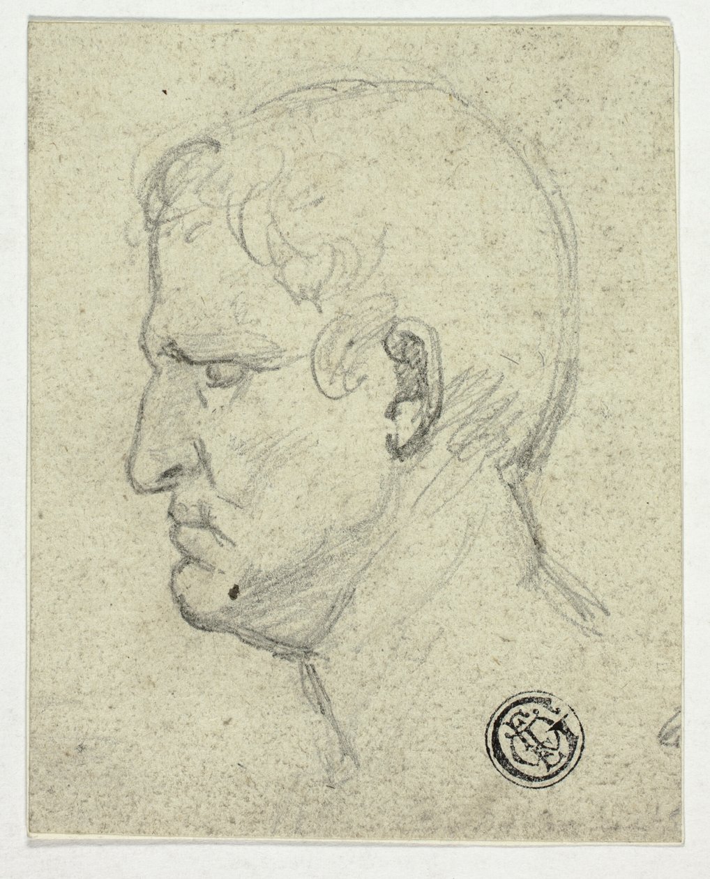 Head of Roman Emperor by William Mulready