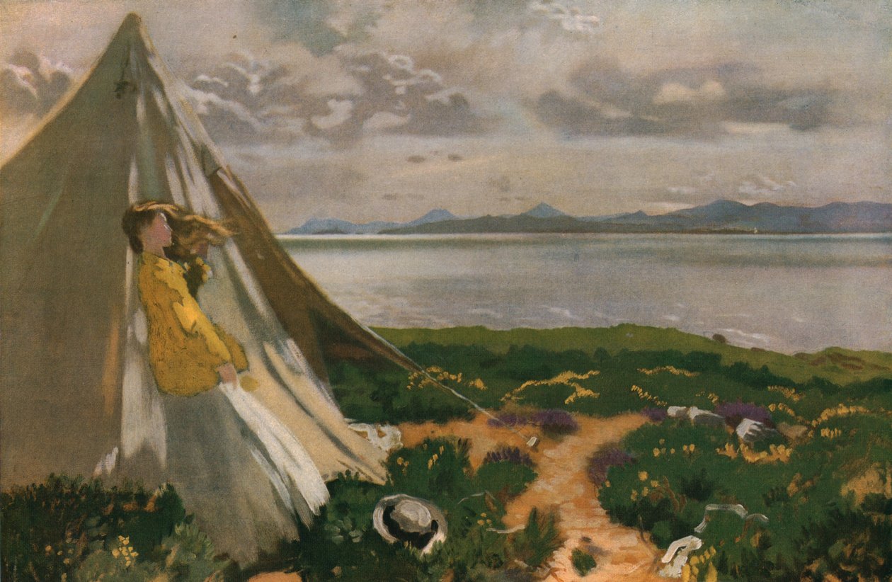 A Breezy Day: Howth Head by William Newenham Montague Orpen